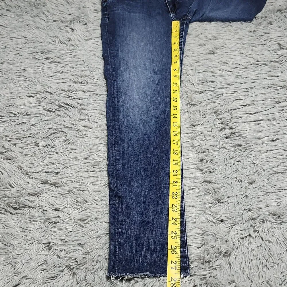 AG Adriano Goldschmied Jeans Womens 27R Cut‎ Off Farrah Skinny High Rise 28x28